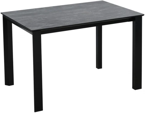 Стол обеденный DikLine DENVER Темный дуб,Черный, Черный