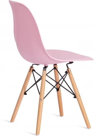 Обеденный стул Tetchair CINDY (Дерево бук,Металл,Пластик/Розовый)