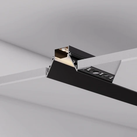 Профиль COMFORT21-V-FANTOM-2000 BLACK (Arlight, Алюминий) 052544