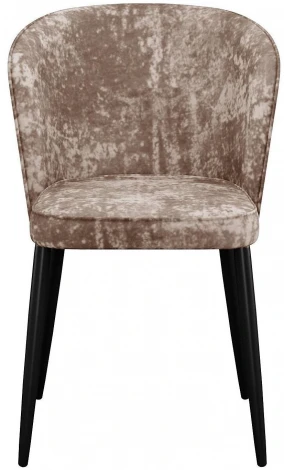 Стул DikLine 347 микровелюр M05 шоколад, ножки черные