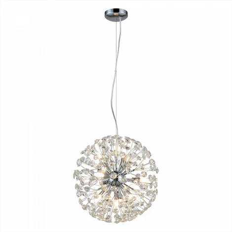Подвесная люстра Citilux Betsy EL322P09.1 (220V, хрусталь, на тросе, шар)