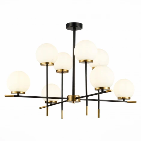 Потолочная люстра ярусная на штанге Limano SL1203.412.08 ST Luce (220V, шарики)