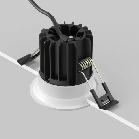 Встраиваемый светильник Maytoni Round DL058-7W2.7K-W (LED, 220V, круглые)