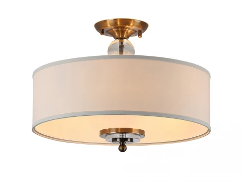 Потолочная люстра на штанге Newport 31300 31305/PL black brass (220V, круглые)