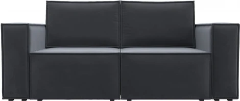 Диван прямой Куба мини (Серый/Велюр) Лига Диванов арт.121875