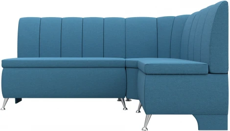 Диван кухонный угловой Кантри правый угол (Голубой/Рогожка) Лига Диванов арт.123220