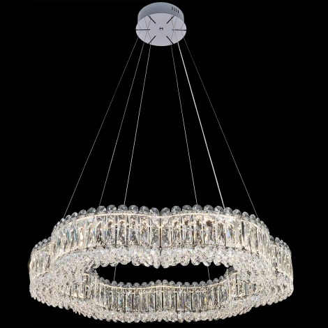 Подвесная люстра светодиодная хрустальная с регулировкой цветовой температуры Reluce 65500-0.4-800 MX CH