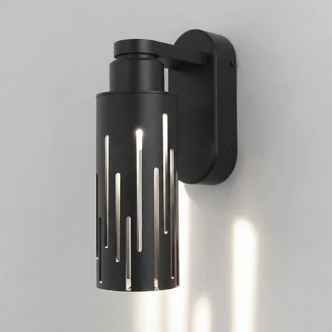 Настенный уличный светильник Elektrostandard Streak 35197/W 4000K черный