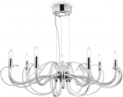 Подвесная люстра Maytoni Atlanta MOD051PL-07TR (220V, на тросе, свеча)