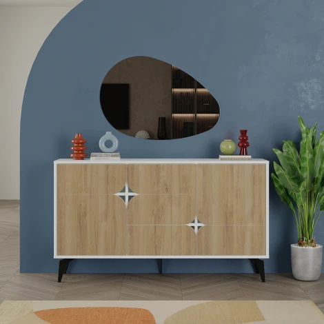 Комод SPARK CONSOLE (ЛДСП/Белый) LEVE