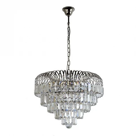 Подвесная люстра каскадная Arti Lampadari Sabina E 1.5.46.100 N (220V, хрусталь, на цепи)