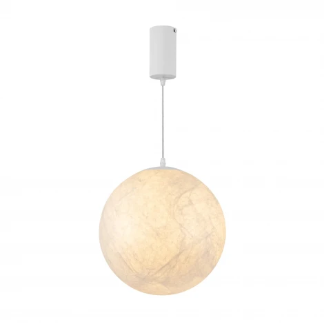Подвесной светильник SP-SILKA-HANG-R300-7W Warm2700 (WH, 330 deg, 230V) (Arlight, IP20, Натуральный шелк) 061916