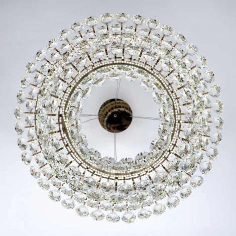 Подвесная люстра светодиодная хрустальная с регулировкой цветовой температуры Modelux MODELUX ML.6900.800P GD