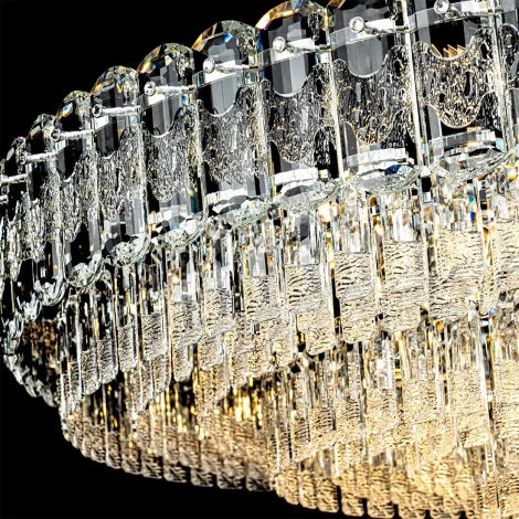 Подвесная люстра хрустальная Modelux ML.7092.1000 CR