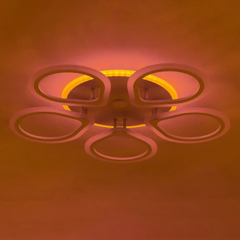 Потолочная люстра RGB Citilux Транай Смарт CL235A150E (LED, 220V, умный дом - Алиса, Маруся, Сири, цветы)