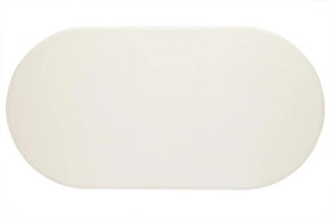 Стол обеденный LORENZO (Лоренцо) pure white (402) (дерево гевея/мдф)