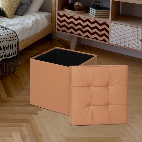 Пуфик Dreambag складной Бежевый ЭкоКожа 1611600