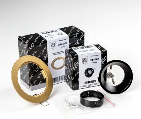 Встраиваемый светильник под LED модуль/ламп МR16 Lightstar Domino D61307BMOD (220V, круглые)