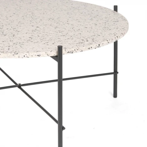 Кофейный столик Lacio Terrazzo диаметр 80 COSMO арт.LC-053-1