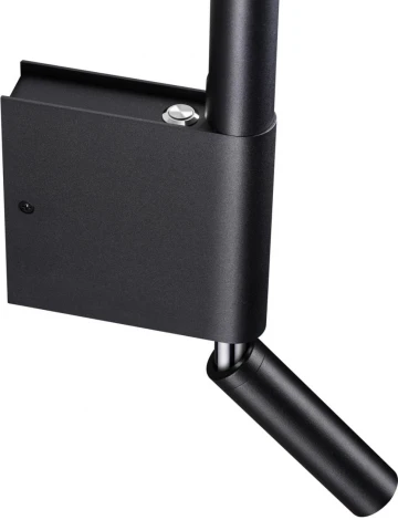 Настенный светильник с выключателем Novotech Fermo 359436 черный LED 5W+3W 220V 3000K (круглые)