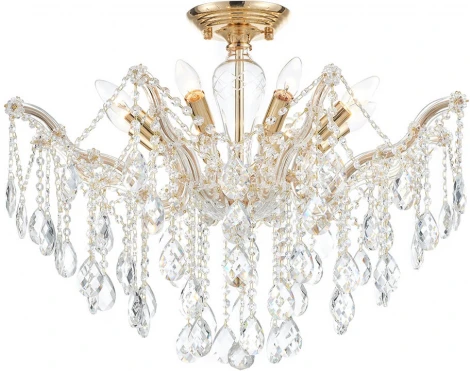 Потолочная люстра на штанге Lumien Hall Kaya LH0027/8C-FGD