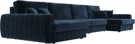 Диван П-образный Лига-057 НПБ Лонг Лига Диванов (Велюр) арт.129334