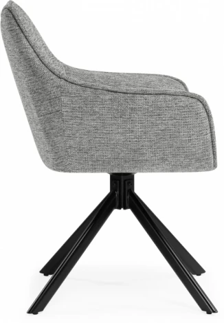 Стул на металлокаркасе Woodville Denever gray / black арт.15836