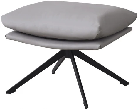 Оттоманка HUG светло-серый, экокожа Bradexhome арт.FR 1014