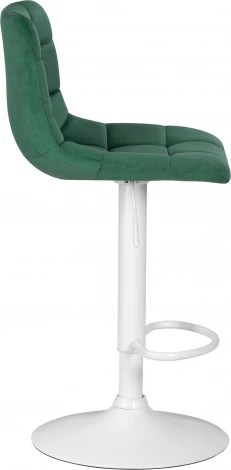 Стул барный DOBRIN TAILOR WHITE (зеленый велюр (MJ9-88))