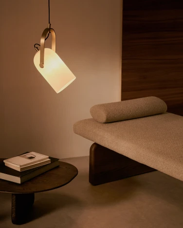 Журнальный столик Pirita из массива дуба в черной отделке, 146 La Forma (ex Julia Grup) арт.208143