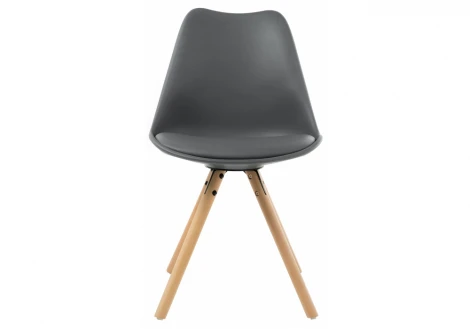 Обеденный стул Woodville Bonito серый 11328