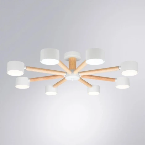 Потолочная люстра на штанге Arte Lamp Tenda A1624PL-8WH