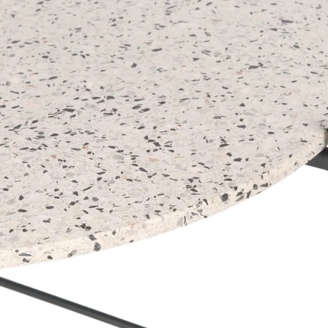 Кофейный столик Lacio Terrazzo диаметр 80 COSMO арт.LC-053-1