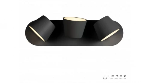 Спот iLedex Flexin W1118-3AS BK (220V)