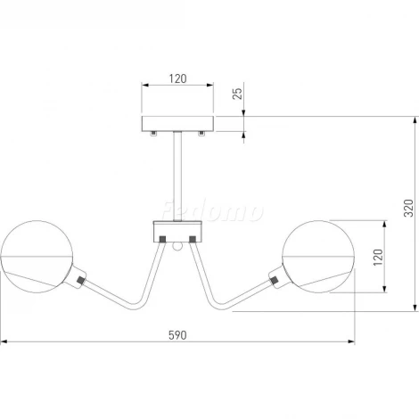 Потолочная люстра Eurosvet Jasper 70093/5 черный