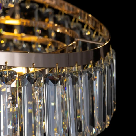 Подвесная люстра Citilux Naiad CL315162 (220V, хрусталь, подвески, на цепи)