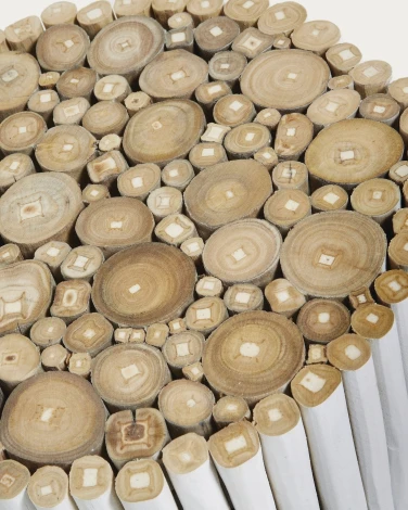 Журнальный стол La Forma (ex Julia Grup) Filip (Белый/ Тик,Дерево)