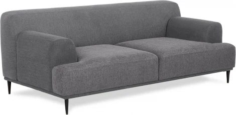 Диван Portofino 2-х местный ОГОГО (арт.753135), (Велюр/Серый)