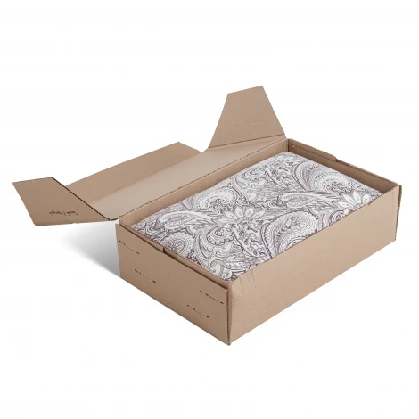 Банкетка Ретро М с ящиком белый, ткань меркурий Mebelik 009369