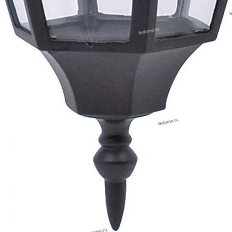 Подвес уличный Horoz Leylak, 1 плафон, черный с прозрачным