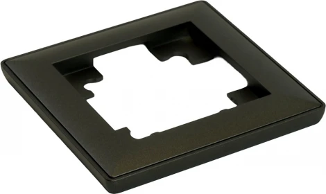 Рамка на 1 пост (черный) Stekker Катрин 39812