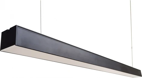 Светильник светодиодный линейный Feron AL4035 48583 36W 6500К, черный (220V, на тросе, IP40)