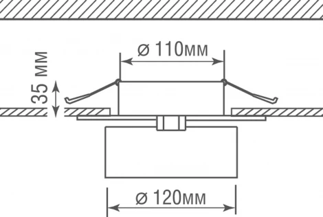 Встраиваемый поворотный светодиодный светильник 18Вт Donolux Bloom DL18959R18W1W (220V, круглые)