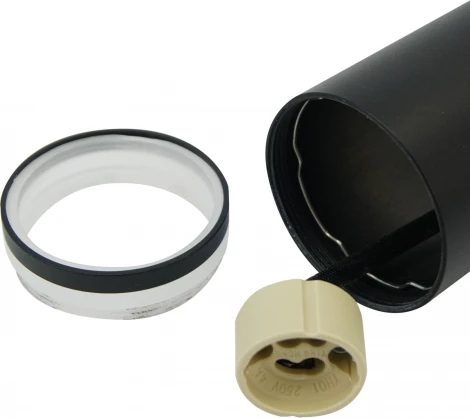 Светильник потолочный Feron ML162 Barrel LUNA 48814 MR16 GU10 35W черный (220V, круглые)