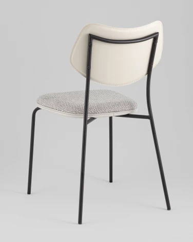 Стул обеденный Casey серый с серой экокожей Stool Group арт.УТ000039574