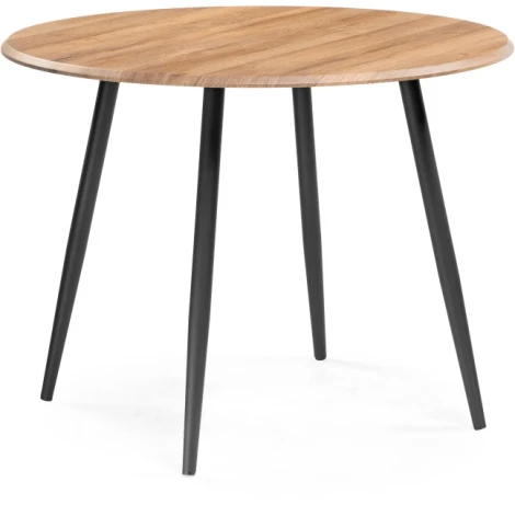 Деревянный стол Notta Абилин 100х76 дуб вотан / черный матовый 507218