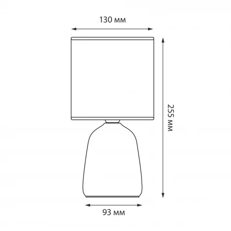 Настольная лампа Uniel UML-B305 E14 WHITE