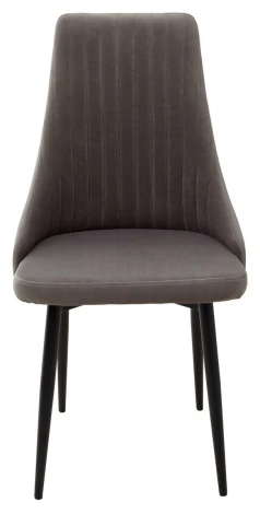 Обеденный стул M-City Руссо Premier 25 Серый, велюр/черный каркас