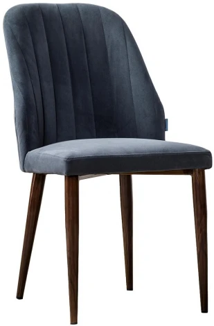 Стул R-Home Alen Diag grey_т. орех