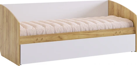 Форсаж Кровать, цвет дуб крафт золотой/белый Mebelson (арт.MKF-07.2725)